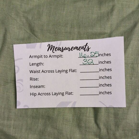 Madewell Green Sleeveless V Neck Zip Back Linen Dress Style NP101 Size XS - Picture 11 of 11